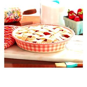 SOLD SALE PIONEER WOMAN Sweet Romance Blossoms Pie plate $20